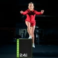 thumbnail image 4 of BalanceFrom Foam Plyometric Jump Box with 16”, 20”, and 24” Heights, 10 lbs, Multicolored, 4 of 7