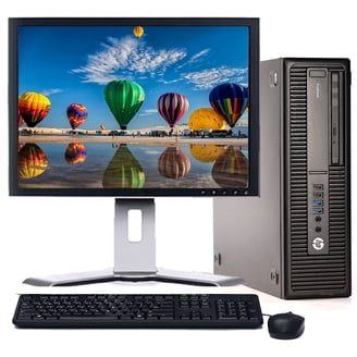 PC Desktop HP USFF Compaq 8200 Elite – I3 3.30GHz, 8GB RAM, 500GB HDD, Wi-Fi, Monitor 19" LCD, Windows 10