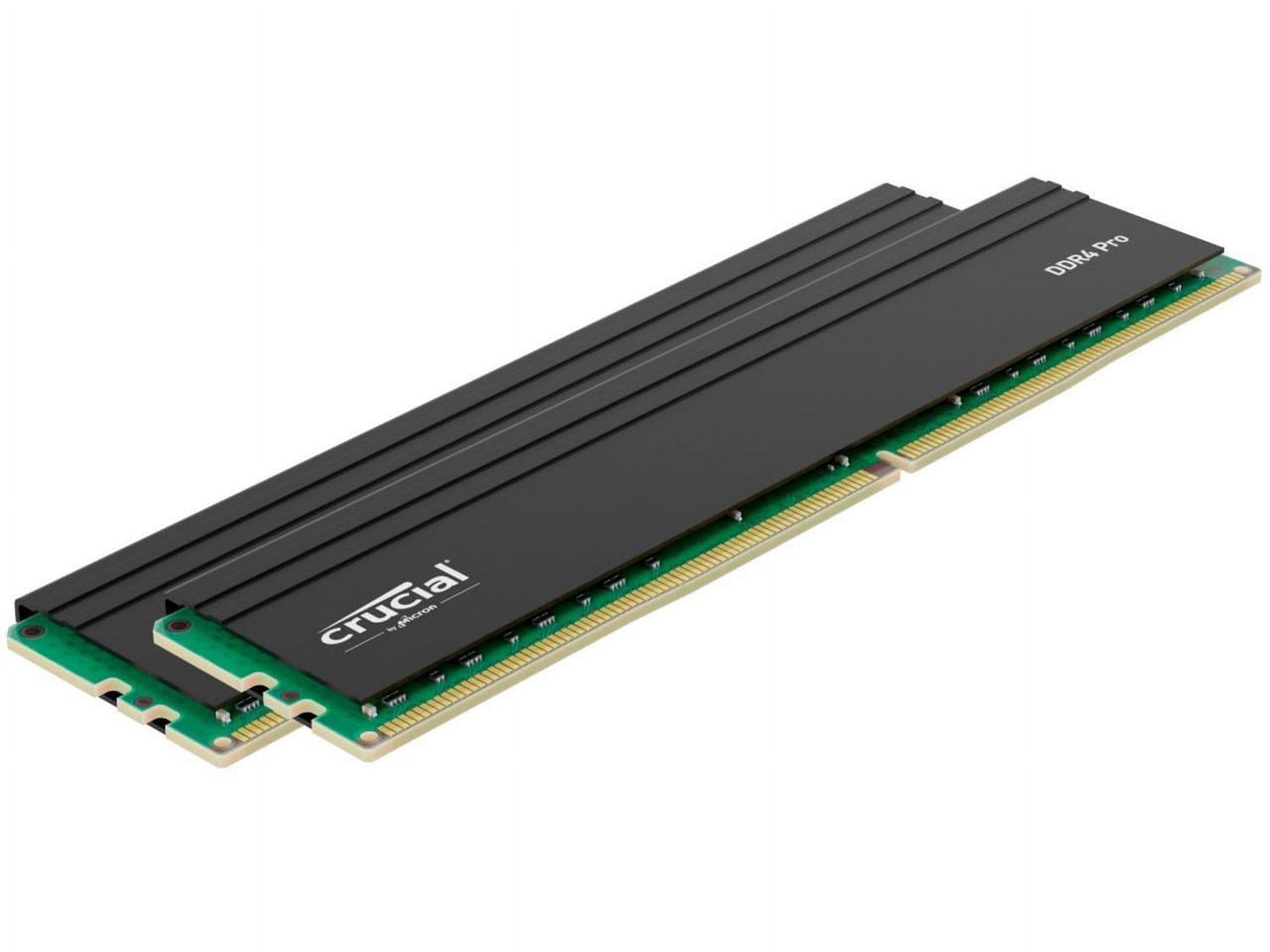 Kit mémoire RAM DDR4 Crucial Pro - 32 Go (2 x 16 Go), 3200 MHz