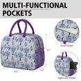 thumbnail image 6 of Reusable Owl Lnsulated Lunch Bag for Women & Men-Leakproof Water-Resistant Cooler Tote,Large Capacity(10.6x8.7x6.3in)for Work,Office,Travel,Picnic,Beach., 6 of 7