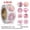A5, variant on 500pcs Merry Christmas Gift Stickers Santa Round Seal Labels Sticker For Gift