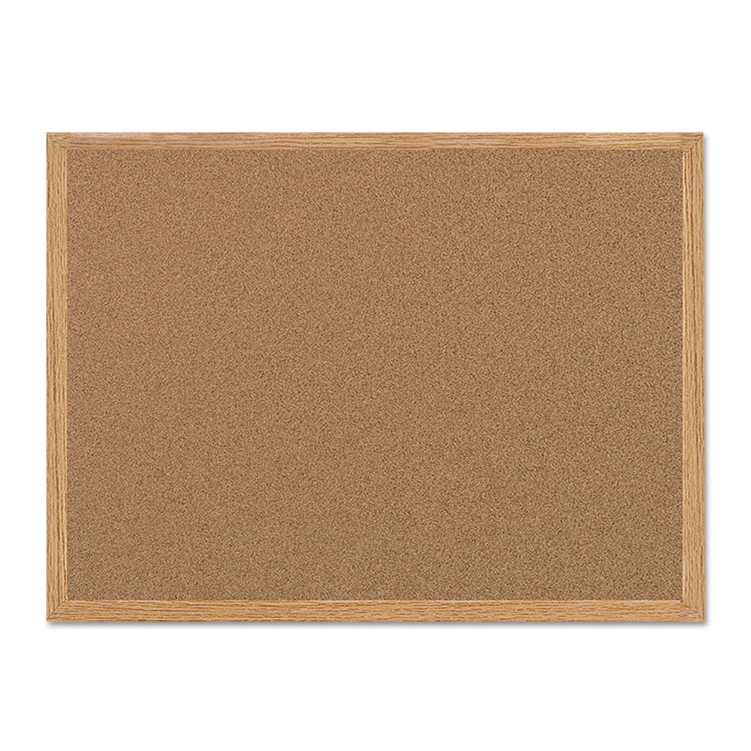 MasterVision Value Cork Bulletin Board with Oak Frame 24 x 36 Natural