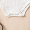 thumbnail image 6 of TOWED22 Baby Girl Fall Winter Clothes 3pcs Long Sleeve Round Neck Print Romper Bodysuit Flare Pants Headband Outfits Set(Beige,12-18 M), 6 of 9