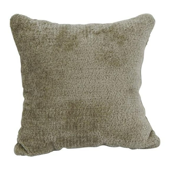 Blazing Needles 9910-S1-ID-154 17 in. Jacquard Throw Pillows with Inserts, Elton Taupe