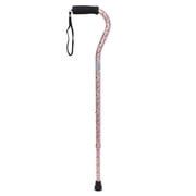 Equate Mobility Adult Offset Handle Cane, Polka Dot