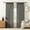 Dark Grey, variant on Nalqet Pinch Pleated Linen Curtains 84 inch Length 2 Panels Set, Light Filtering Linen Blend Sheer Drapes Memory Trained Pleated Curtain Back Tab with Hooks Rings for Living Room Bedroom, Dark Grey
