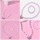 thumbnail image 5 of 1 juego de joyería para niños, collar, pulsera y mariposas para niña., 5 of 6