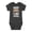 HEATHER CHARCOAL, variant on - Daddy Says I Like Football - Infant One Piece