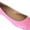 8600 Pink Pu, variant on Womens Ballerina Ballet Flat Shoes 8600 Pink 7.5