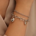 thumbnail image 7 of Fashion Bracelet, Womens Geometric Irregular Design, Electroplated Iron Alloy Bracelet, European and American Style, 7 of 7