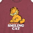 thumbnail image 3 of Garfield - Never Trust Smiling Cat - Women's Racerback Tank Top, 3 of 5