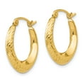 thumbnail image 2 of 14K Yellow Gold Earring Shrimp Creole Women'S 19 mm 18, 2 of 3