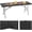 6FT-Black, variant on YRLLENSDAN Folding Table, 6ft Foldable Plastic Card Table Portable with Carrying Handle for Indoor, Outdoor, Party, Dining, Wedding, Events, Picnic, Camping, White