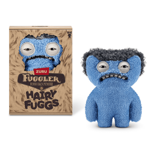 Zuru Fuggler Hairy Fuggs Gnawling Wig Monstruo Feo Peludo Azul