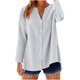 thumbnail image 2 of Neewe Flannel Plaid Soft Fabric Button Down Shirt Roll Up Long Sleeve Flannel Plaid Shirt Blouses for Women, 2 of 6