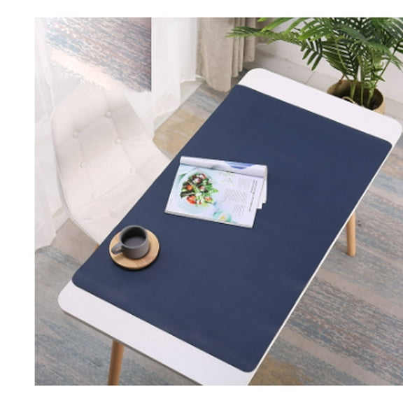 CCOCC Desk Mat,Simple design,Available in Different Colors Mouse Mat,Gentle Light Diffusion for Eye Care Gaming Mouse Pad,Dark Blue