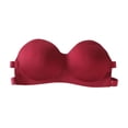 thumbnail image 5 of Kureaily Women Tube Top Wrap Chest Strapless Chest Pad Massage No Steel Ring Bra Womens Push Up Bras, 5 of 5
