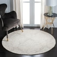 thumbnail image 2 of SAFAVIEH Micro-Loop Deziree Floral Area Rug, Beige, 7' x 7' Round, 2 of 8