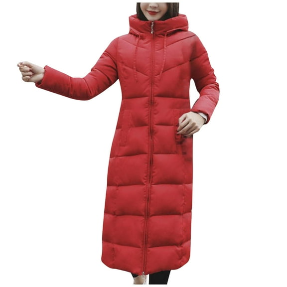 Fanxing ChristmasDeals Clearance Deals Women's Puffer Jackets Juniors Jackets Down Coat Winter Puffer Jacket Puffy Jackets Warm Coats with Hood