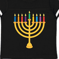 thumbnail image 4 of Inktastic Hanukkah Menorah Candles Boys or Girls Toddler T-Shirt, 4 of 5