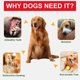 thumbnail image 2 of Squeaky Plush Dog Toy For Medium Large Dogs Puppy, 3 In 1(squeaky Stuffed Head, Rubber Body, And Crinkle Paper Tail) Durable Dog Chew Toys Pet Toys (s, 2 of 4