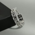 thumbnail image 3 of Pendientes de cadena de moda para hombre, tendencia de moda, estilo hip-hop, joyería para estudiantes, pendientes creativos con personalidad, pendientes grandes de plata ZefeiWu 9024715099594, 3 of 3