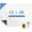 White, variant on SMIXLN Magnetic Dry Erase Board for Fridge, Refrigerator Whiteboard Planner with Marker, Reusable White Board for Kitchen Home Office Organization, 12 x 20 Inch, White