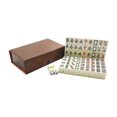 thumbnail image 1 of Mini Mahjong Set Portable Funny Entertainment Box Package Mahjong Toy for Travel Home (Beige), 1 of 3