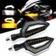 thumbnail image 1 of Motorcycle Turn Signal Led Lights 18 Smd Leds Amber Bilnker & White Drl Brake Led Motorbike Indicator Waterproof For Yamaha Suzuki Kawasaki.2-pack.-wh, 1 of 5