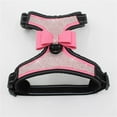 thumbnail image 3 of OUSITAID Dog Harness  Rhinestone Bling Bowknot Harness Adjustable Reflective Collar Vest for Pet Dogs Puppy, 3 of 5