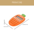 thumbnail image 2 of 2 Pcs Calculatrices Électroniques en Forme de Carotte Calculatrices Portables 12 Chiffres pour Étudiants, 2 of 7