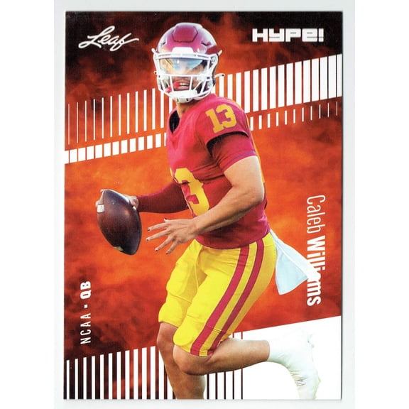 Mint Caleb Williams 2022 Leaf HYPE! #96A Just 5000 Ever Made! Chicago Bears Rookie Card