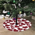 thumbnail image 2 of FMSHPON Love Hearts Xmas Christmas Tree Skirt Stand Mat for Holiday Party Decoration Indoor Outdoor 36 inches, 2 of 3