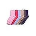 thumbnail image 3 of Mamia 6 Pairs Womens Cozy Slipper Socks Fuzzy Sock Multi Color Size 9-11, 3 of 3