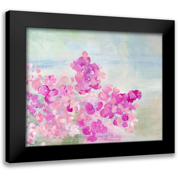 James, Nola 14x12 Black Modern Framed Museum Art Print Titled - Field of Flowers