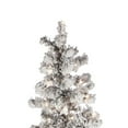 thumbnail image 5 of 7.5 ft. Pre Lit Clear Lights Heavy Flocked Layered Spruce, 5 of 6