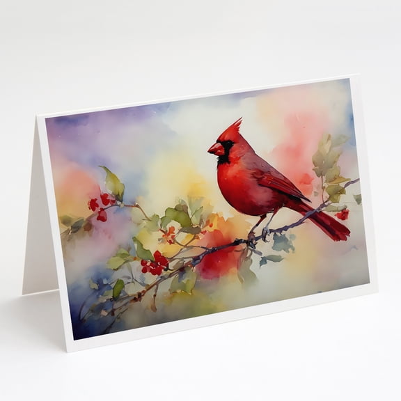 Cardinal Greeting Cards Pack of 8 7 in x 5 in