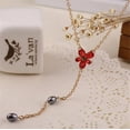 thumbnail image 4 of 2025 Collar con reloj de arena y giratiempo de Harry Potter, varita mágica, collar con piedra roja de Hermione, snitch dorada, pulsera con reliquias de la muerte, juguetes, 4 of 5