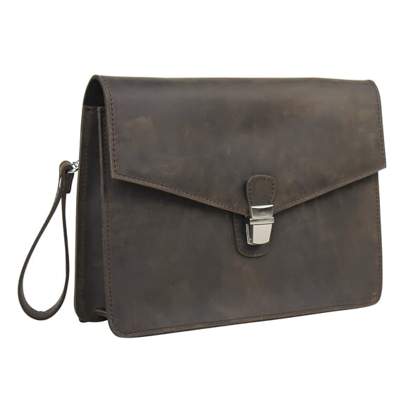 Vagarant Traveler Full Leather Messenger Bag LM38 fit 12 inches MacBook Pro.DS