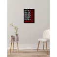 thumbnail image 4 of Lámina sobre lienzo Pyradecor Watch Your Thoughts Motivational 30x40 cm, 4 of 6