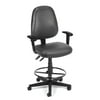 OFM Straton Series Swivel Task Chair with Arms and Drafting Kit, in Charcoal (119-VAM-AADK-64)