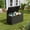Black - Gas Rod, variant on Kicctian 120 Gallon Outdoor Storage Box, Large Lockable Resin Deck Bin for Garden Tools, Patio Cushions & Pool Accessories, Waterproof, Weather & UV Resistant, Rust Proof,Brown