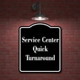 thumbnail image 2 of Service Center - Quick Turnaround BLACK Aluminum Composite Sign 8.5''x10'', 2 of 9