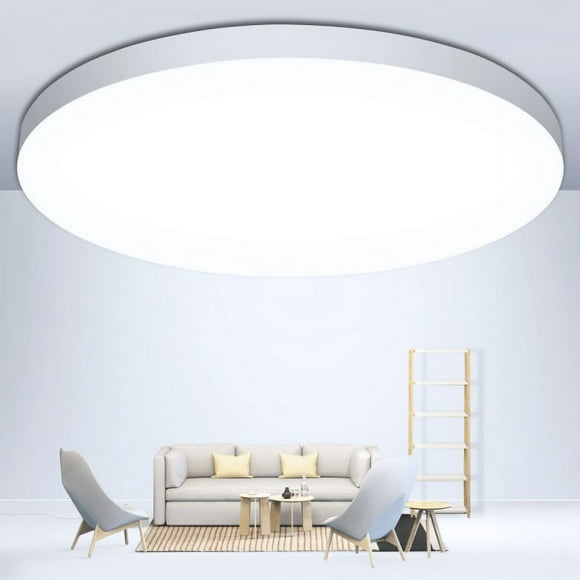 LED ceiling lamp, ceiling lamp, ceiling lamp LED 24W, 6500K, 2000LM, IP44 waterproof round modern simple white bathroom lamp for basement lamp Ø30cm