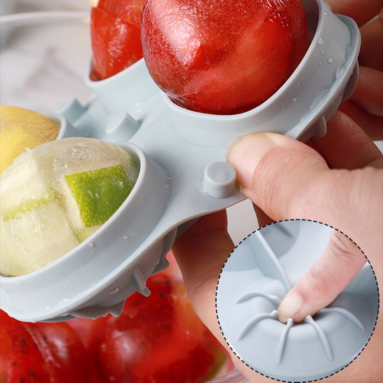 Ice Ball Mold Maker - Round Ice Cube Tray, Sphere Shape Ice Shaper