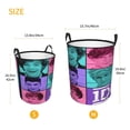 thumbnail image 5 of One Music Direc-,Ti0n Laundry Hamper Circular Laundrys Basket Waterproof Foldable Storage Clothes Bag For Home Bathroom, 5 of 8