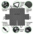 thumbnail image 4 of Pet Safety Cover Mat for Car Rear Back Seat Cover Waterproof Dog Mat Cushion Protector Dog Hammock for Cars Trucks SUV, Oxford Cloth Black, 4 of 11
