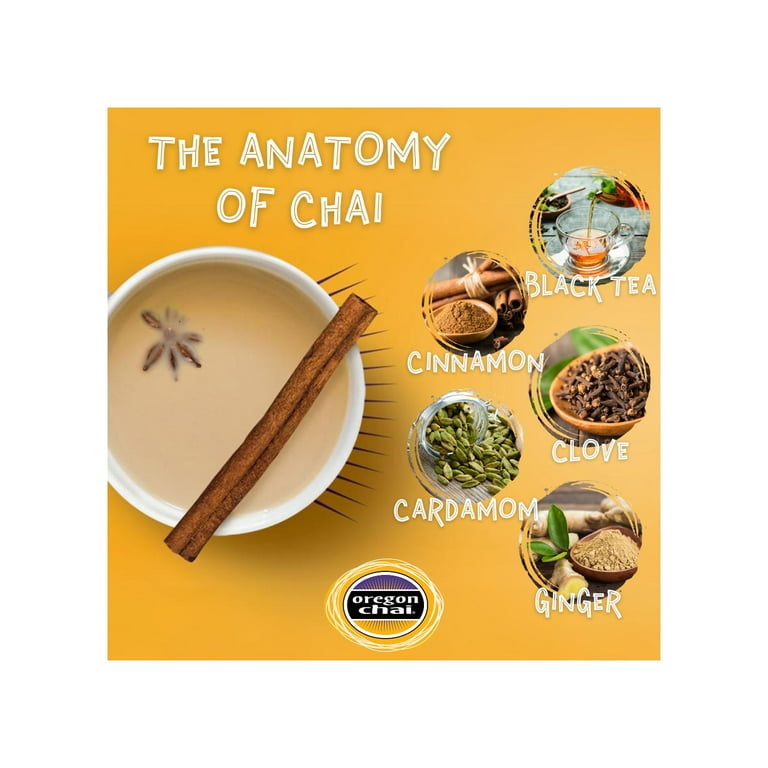 Oregon Chai Original Chai Tea Concentrate, 32 fl oz, Pack of 6 photo 3