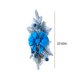 thumbnail image 3 of Adornos navideños, 1 guirnalda para puerta de entrada, escaleras, decoración navideña, guirnaldas para puerta de entrada, escaleras, adornos y colgantes inalámbricos para todas las estaciones (azul)., 3 of 8