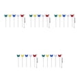 thumbnail image 1 of Langgg 100pcs Insect Head Quilting Pins Stainless Extra Fine Sewing for Dressmaker Jewelry Decoration 5Set, 1 of 6